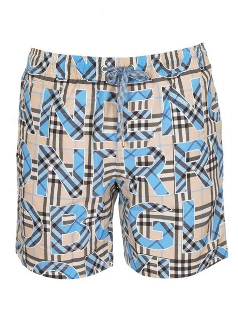 burberry print swim trunks|burberry swim trunks sale.